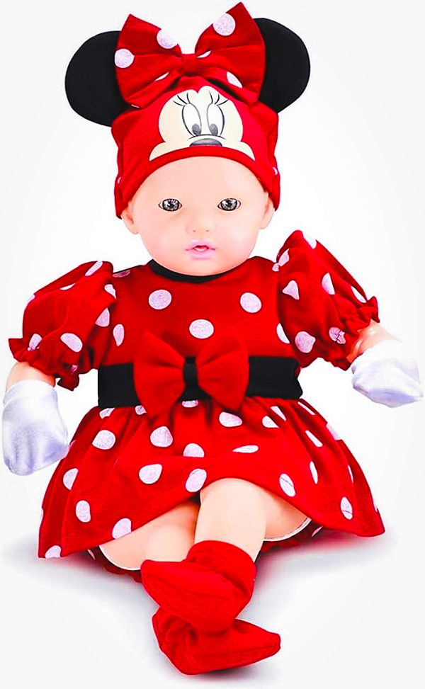 Boneca Minnie - Classic Dolls - Recem Nascido Roma