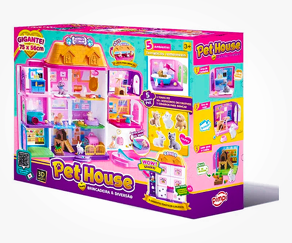 Casinha Pet House Gigante Pimpi Brinquedos