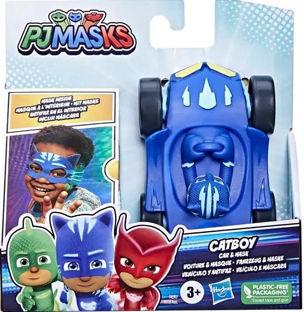 PJ Masks Veículo Felinomóvel e Máscara - Menino Gato - F4597 - Hasbro
