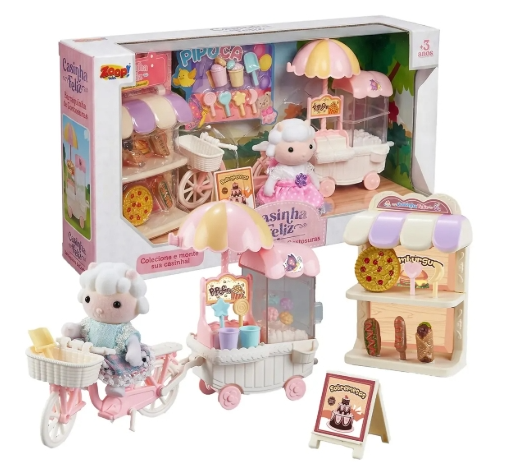 Casinha Feliz Conjunto Barraquinha de Gostosuras - Zoop Toys