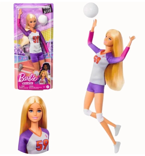Barbie Made to Move Jogadora de vôlei Mattel