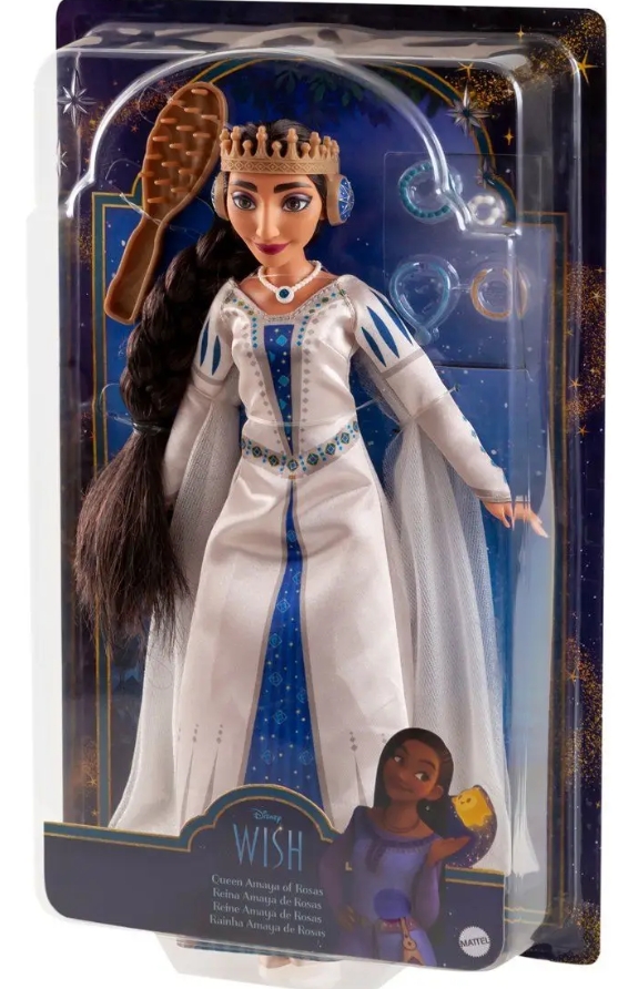 Boneca Disney Wish - Rainha Amaya - Mattel Hrc11
