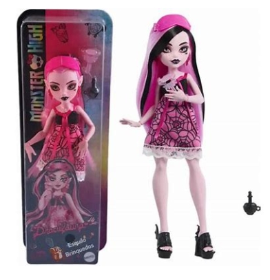 Boneca Monster High Draculaura Pijamas Monstruosos Mattel