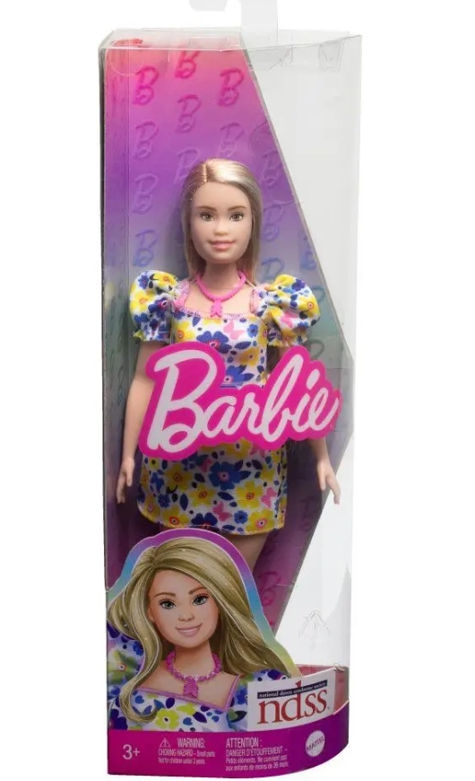 Boneca Barbie Fashionista Síndrome Down Mattel HJT05