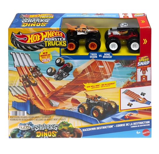 Hot Wheels Monster Trucks Corrida De Destruição Jfr07
