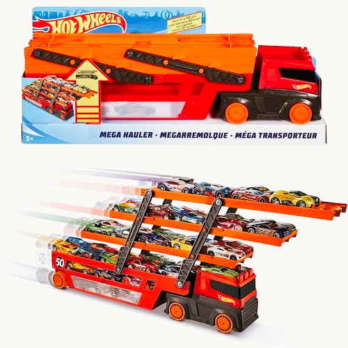 Caminhão Hot Wheels City Mega Reboque Mattel