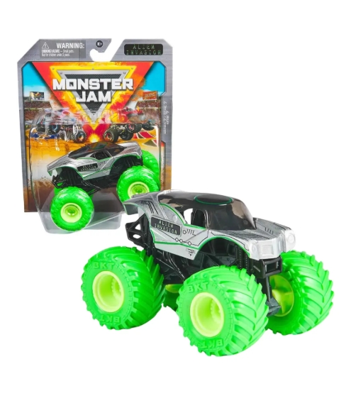 Carrinho Alien Invasion Série 7 Escala 1:64 - Monster Jam