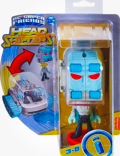 Boneco Imaginext Dc Head Shiftrs Mr. Freeze Mattel Hgx78