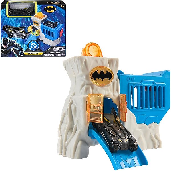 Batman - Playset Mini Batcaverna Com Batmóvel - Sunny - 4907