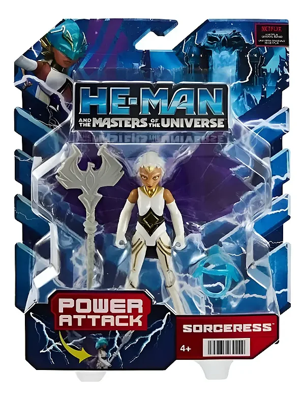 Boneco Sorceress Power Attack - He-man 14 Cm Netflix Motu