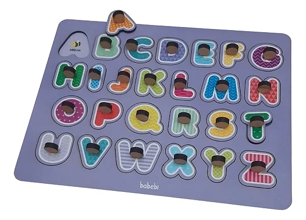 Brinquedo Babebi Meu Primeiro Quebra Cabeça - Alfabeto