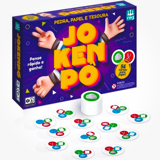 Jogo De Cartas Infantil Jokenpô 0208 - Nig Brinquedos