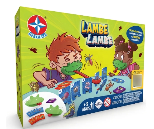 Jogo de Destreza Lambe Lambe Estrela Para Crianças de 5+ Anos