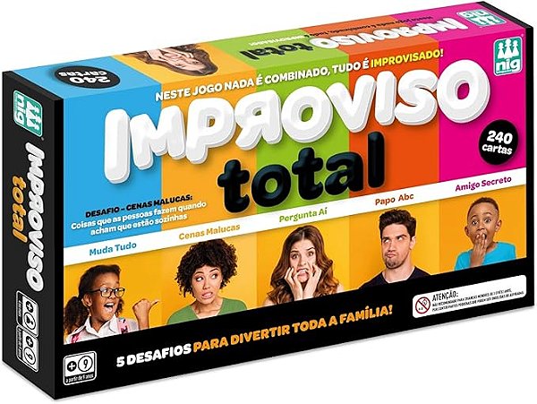 Jogo de Cartas Improviso NIG