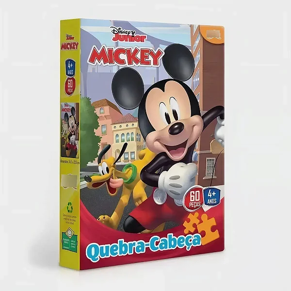 Quebra Cabeça 60 Peças Mickey - Toyster