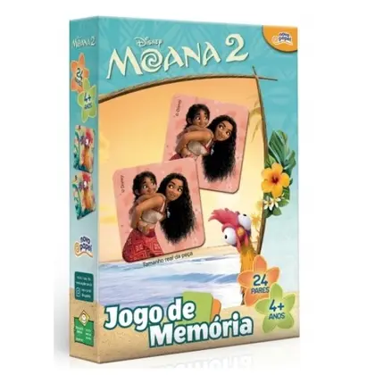 Jogo Da Memória Moana 2 Com 24 Pares Educativo Toyster