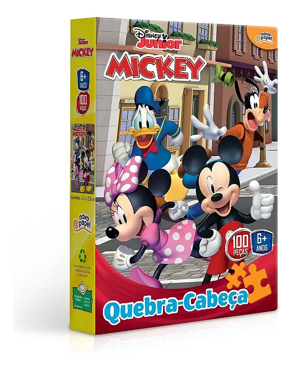 QUEBRA-CABEÇA 100 Peças Mickey Mouse Toyster 8001