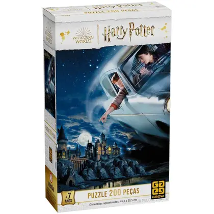 Quebra Cabeça De 200 Peças Harry Potter Grow
