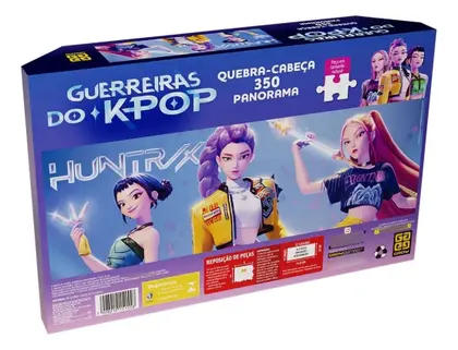 Puzzle 350 Peças Quebra Cabeça Guerreiras Do Kpop Panorâmico