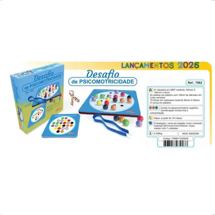 Jogo Brinquedo Desafio Psicomotricidade Psicomotor Tabuleiro Educacional Pedagógico Carimbras