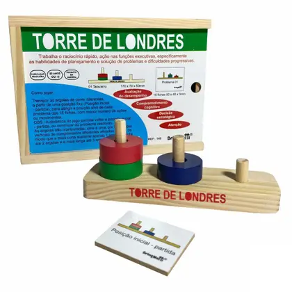 Jogo Torre De Londres Brinquedo Educativo