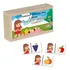 Dominó Frutas Libras 28 Pç Jogo Brinquedo Educativo Inclusão