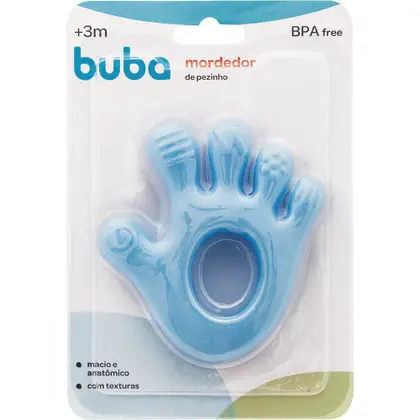 Mordedor Bebe Mãozinha Antistress Buba 3 Meses 11943