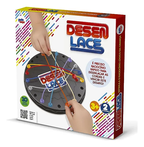 Jogo Desenlace Brinquedo Tabuleiro - Jogo Desafio Do Nó