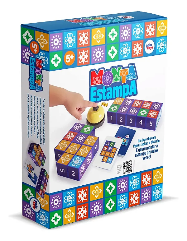 Jogo Monta Estampa Pakitoys
