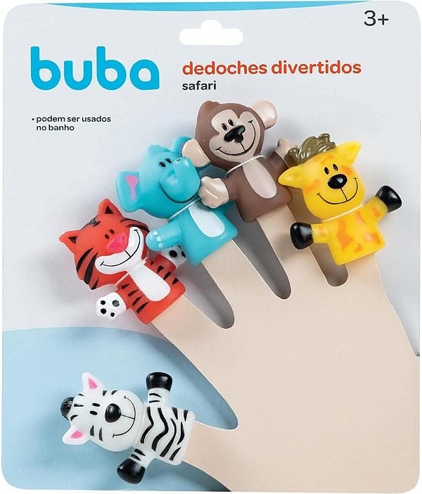 Buba - Dedoches Divertidos Safari Colorido