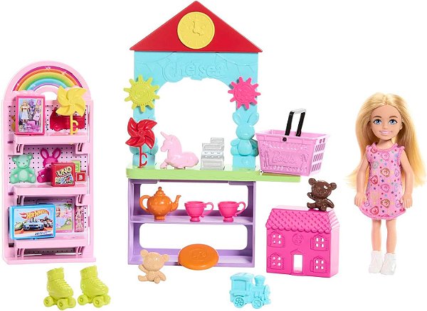 Barbie Conjunto de Brinquedo Chelsea Loja de Brinquedos