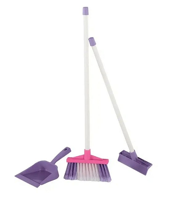 Brinquedo Kit Limpeza Infantil Rosa - Tateti