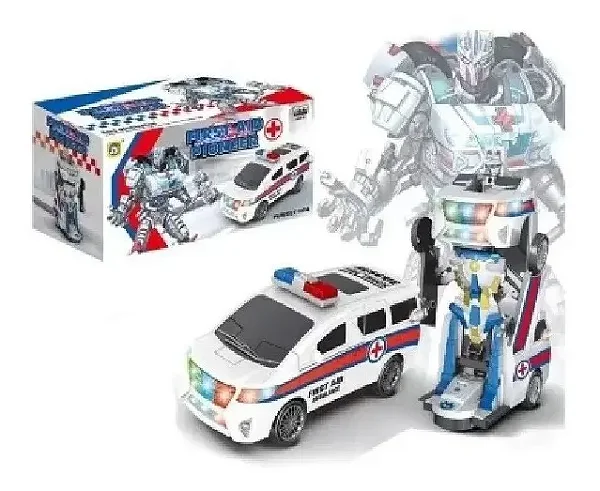 Robot Warriors Ambulância Transformável - Zoop Toys