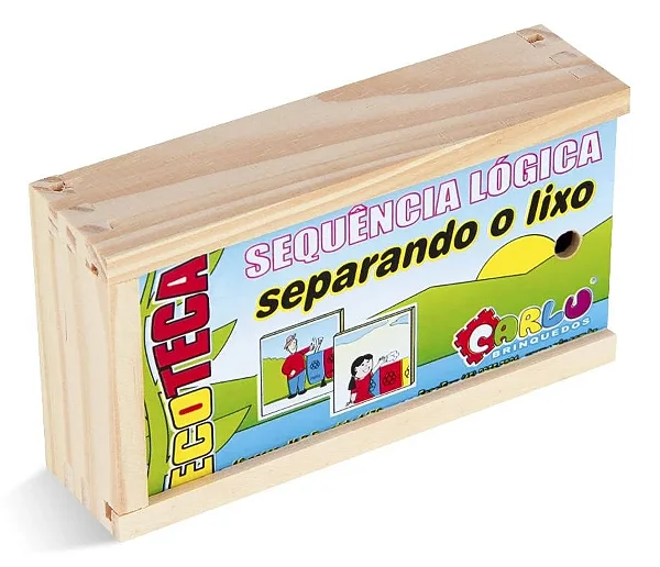 Carlu Brinquedos Sequência Lógica Separando o Lixo