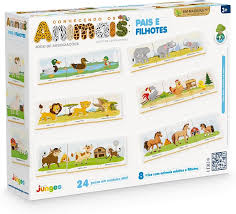 Jogo Educativo Conhecendo os Animais - Pais e Filhotes
