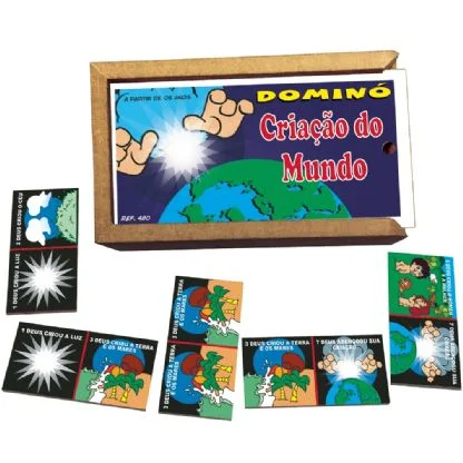 Jogo Educativo Dominó Criação do Mundo