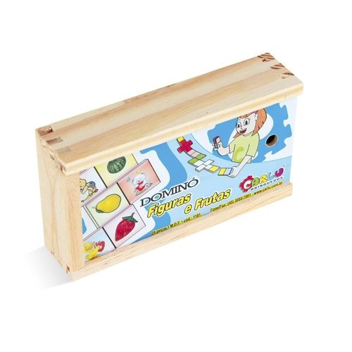 Domino Figuras E Frutas - MDF