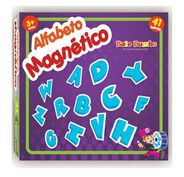 Alfabeto Magnético - Bate Bumbo Brinquedos Educativos pedagógicos