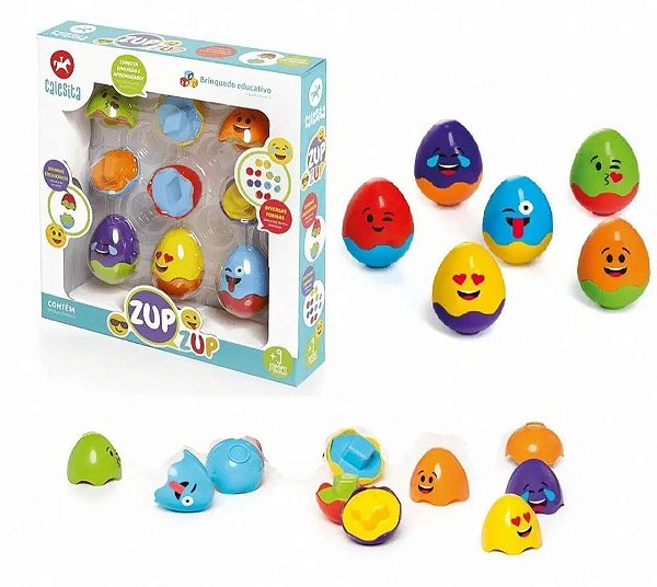Brinquedo Para Bebe Ovinhos Didaticos Zup Zup Calesita