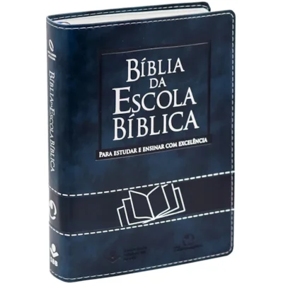 BIBLIA DA ESCOLA BIBLICA NAA AZUL NOBRE