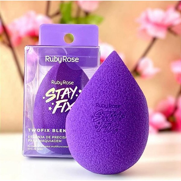 Esponja De Maquiagem Stay Fix Twofix Blend - Ruby Rose