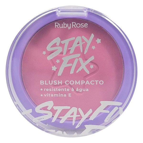 Blush Compacto - Stay Fix Ruby Rose - Carina