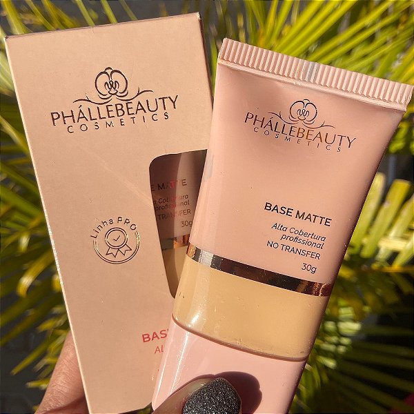 Base Matte Alta Cobertura - Phallebeauty