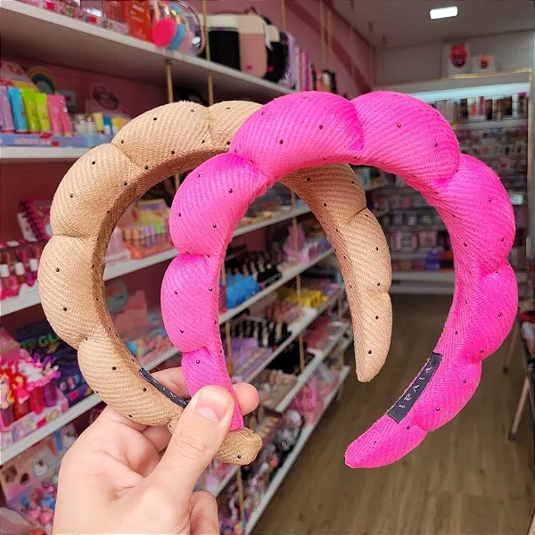 tiara de nuvem com bolinhas cores variadas- vivai