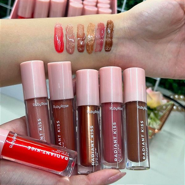 Gloss Radiante Kiss- Ruby Rose- Lançamento