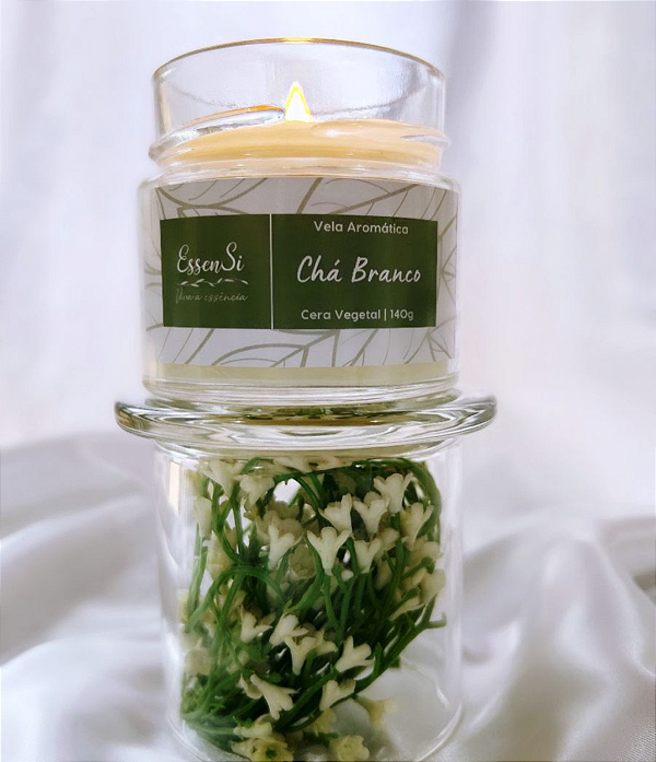 Vela Chá Branco