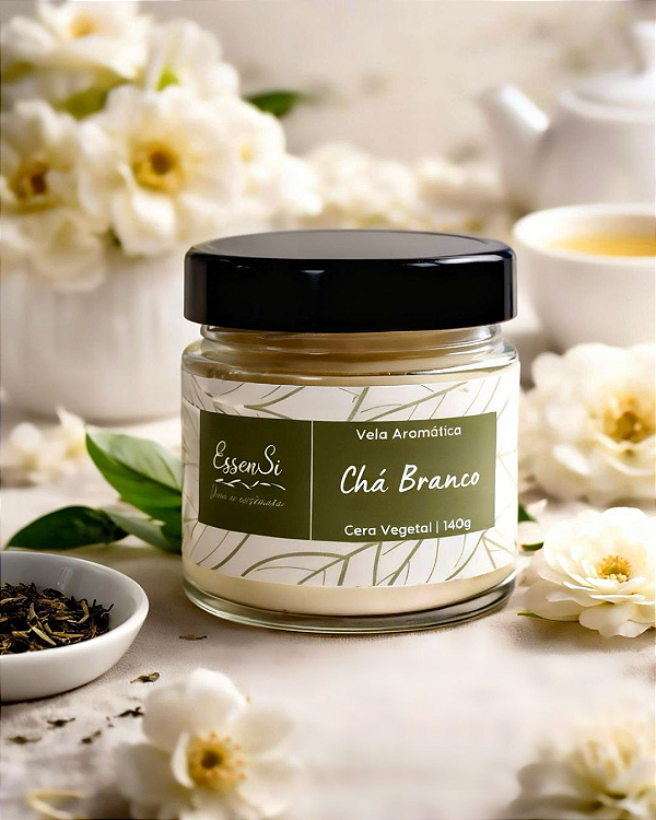 Vela Chá Branco