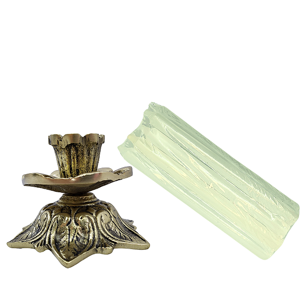 Castiçal Vela 2 Cm Alt 6 Cm Bronze Retrô Vintage