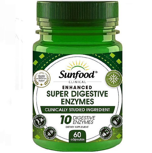Super Digestive Enzymes 60 Cáps Sunfood