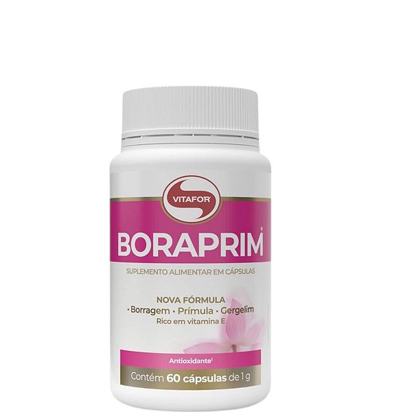 Boraprim ( Borragem,Óleo de Prímula, Gergelim) 60 caps Vitafor